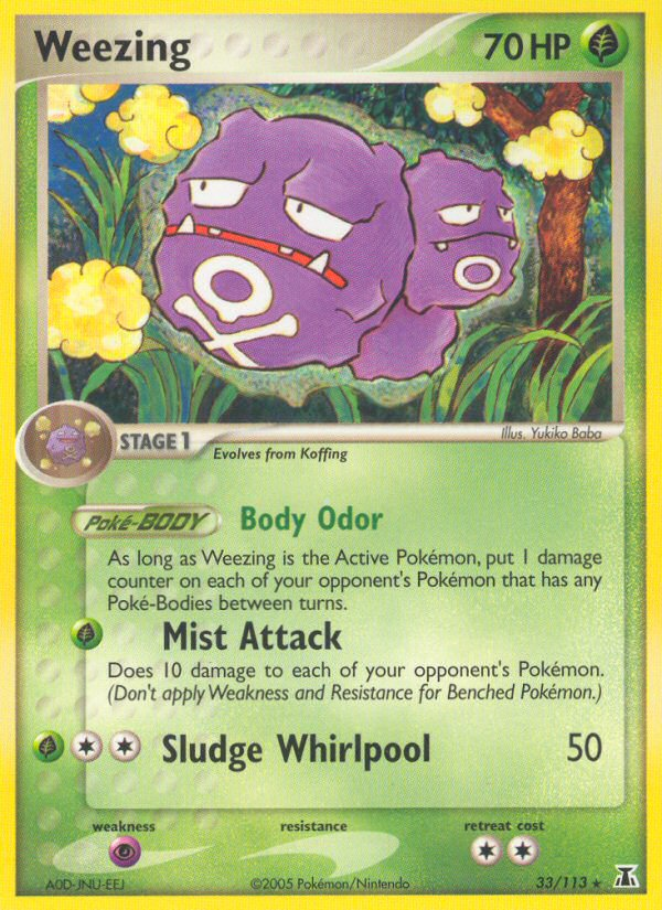 Weezing - 33/113 Delta Species