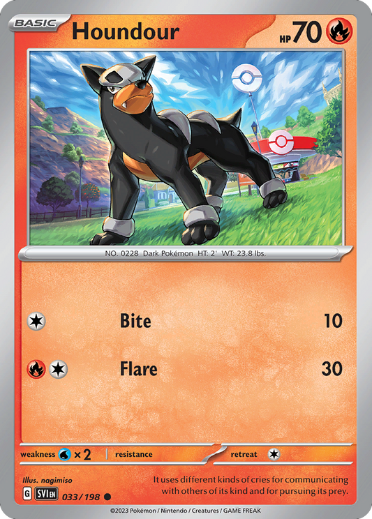 Houndour - 33/198 Scarlet & Violet