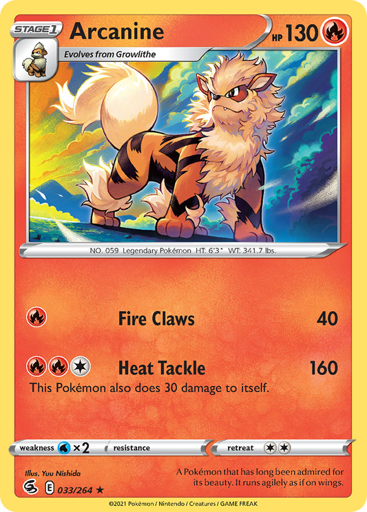 Arcanine - 33/264 Fusion Strike