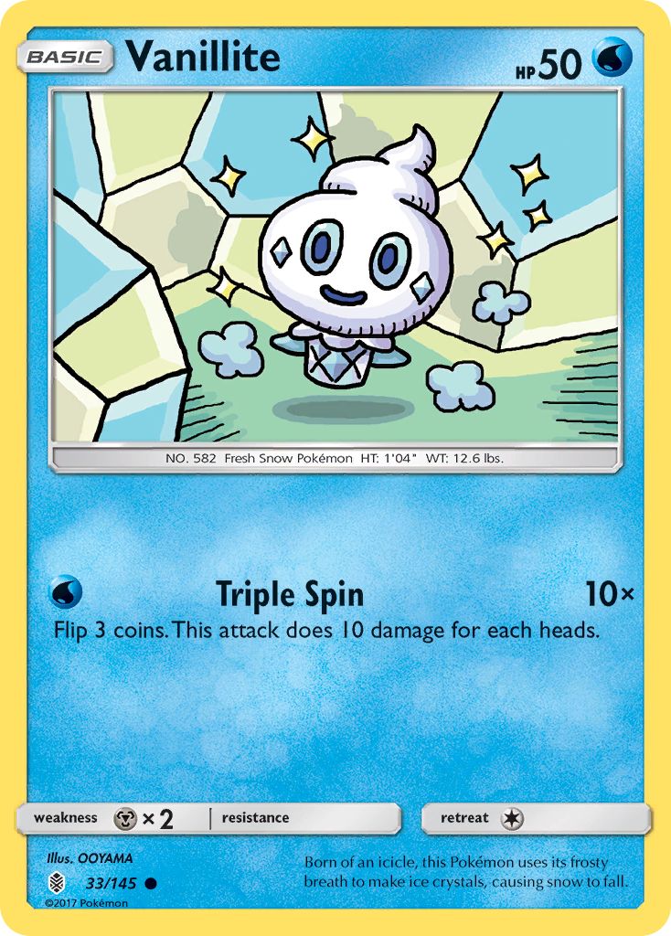 Vanillite - 33/145 Guardians Rising