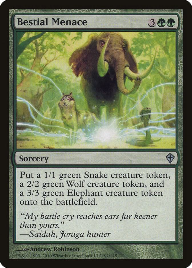 Bestial Menace [Worldwake] 97