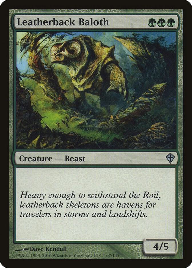 Leatherback Baloth [Worldwake] 107