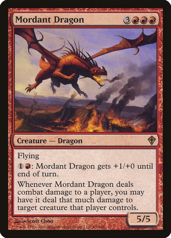 Mordant Dragon [Worldwake] 85