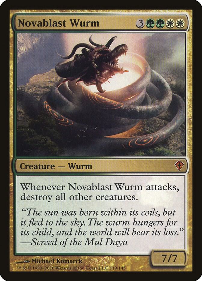 Novablast Wurm [Worldwake] 119