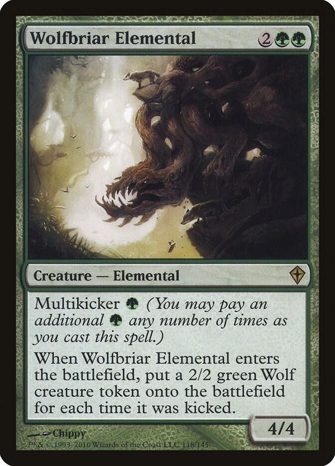 Wolfbriar Elemental [Worldwake] 118