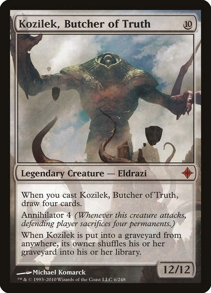 Kozilek, Butcher of Truth [Rise of the Eldrazi] 6