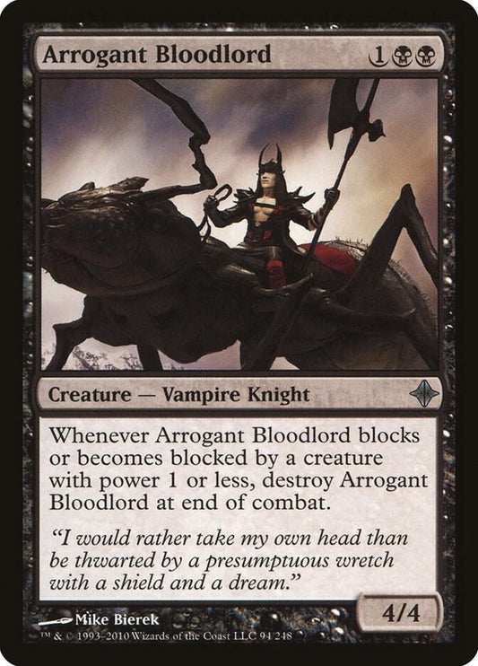 Arrogant Bloodlord [Rise of the Eldrazi] 94