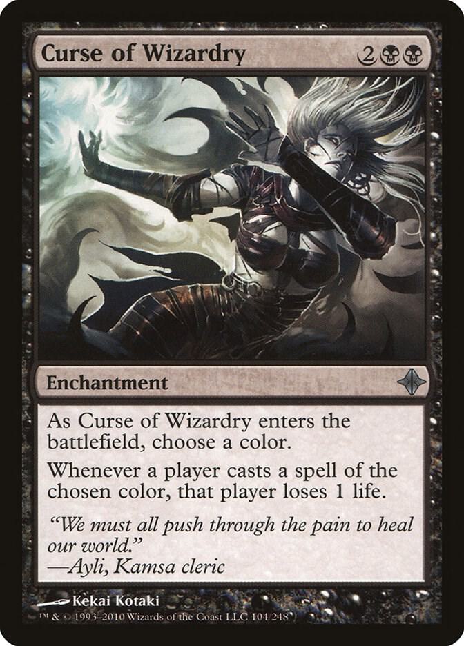 Curse of Wizardry [Rise of the Eldrazi] 104