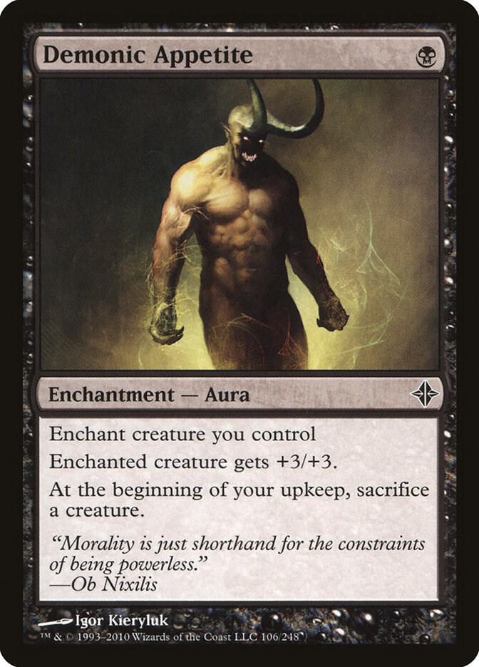 Demonic Appetite [Rise of the Eldrazi] 106