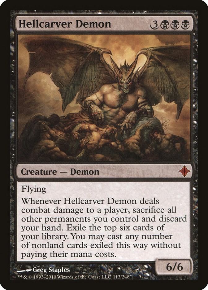 Hellcarver Demon [Rise of the Eldrazi] 113