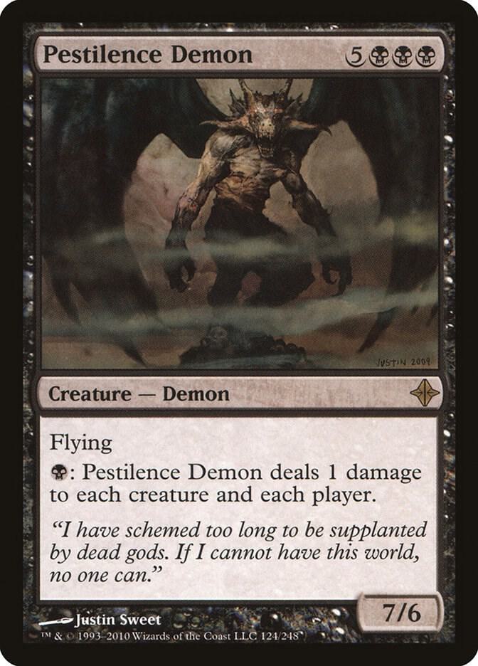 Pestilence Demon [Rise of the Eldrazi] 124