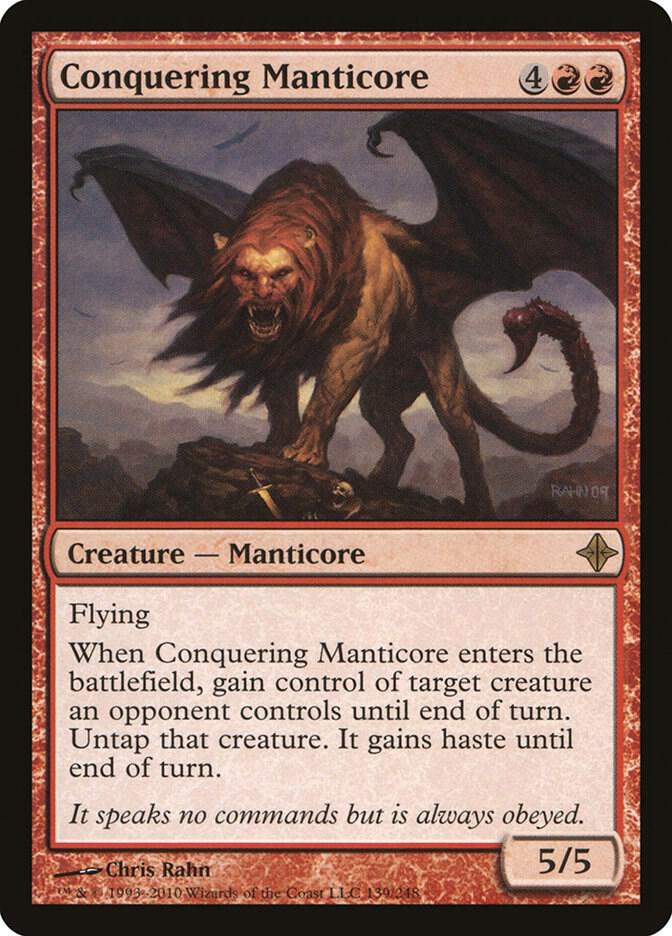Conquering Manticore [Rise of the Eldrazi] 139
