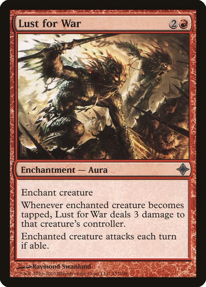 Lust for War [Rise of the Eldrazi] 157