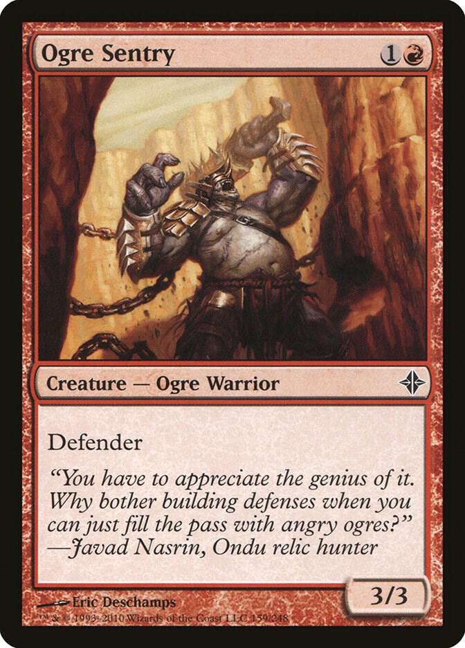 Ogre Sentry [Rise of the Eldrazi] 159
