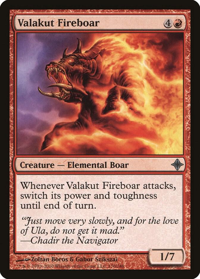 Valakut Fireboar [Rise of the Eldrazi] 170