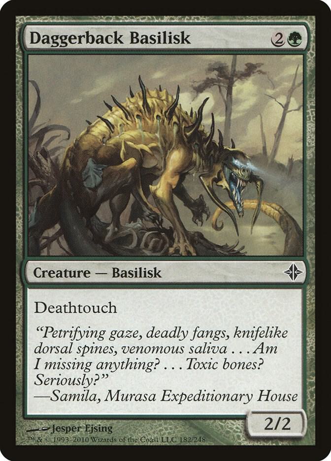 Daggerback Basilisk [Rise of the Eldrazi] 182