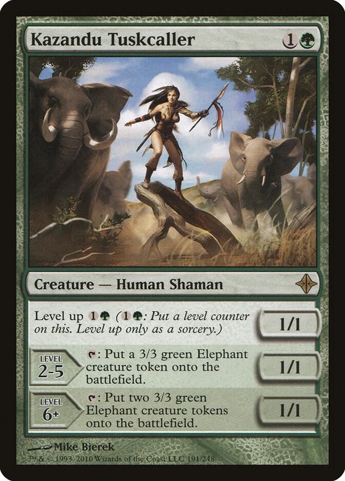 Kazandu Tuskcaller [Rise of the Eldrazi] 191