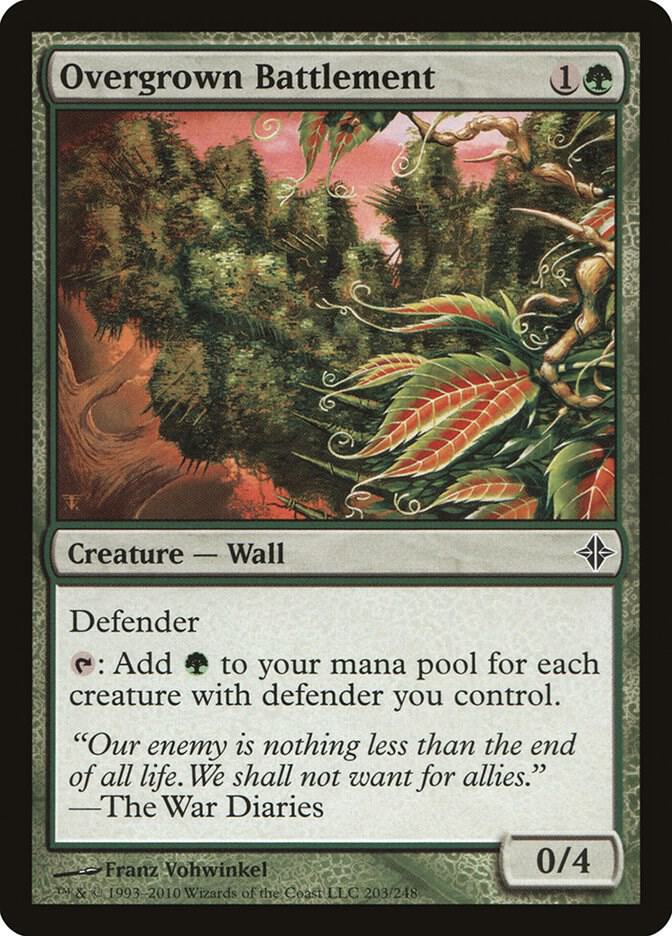 Overgrown Battlement [Rise of the Eldrazi] 203
