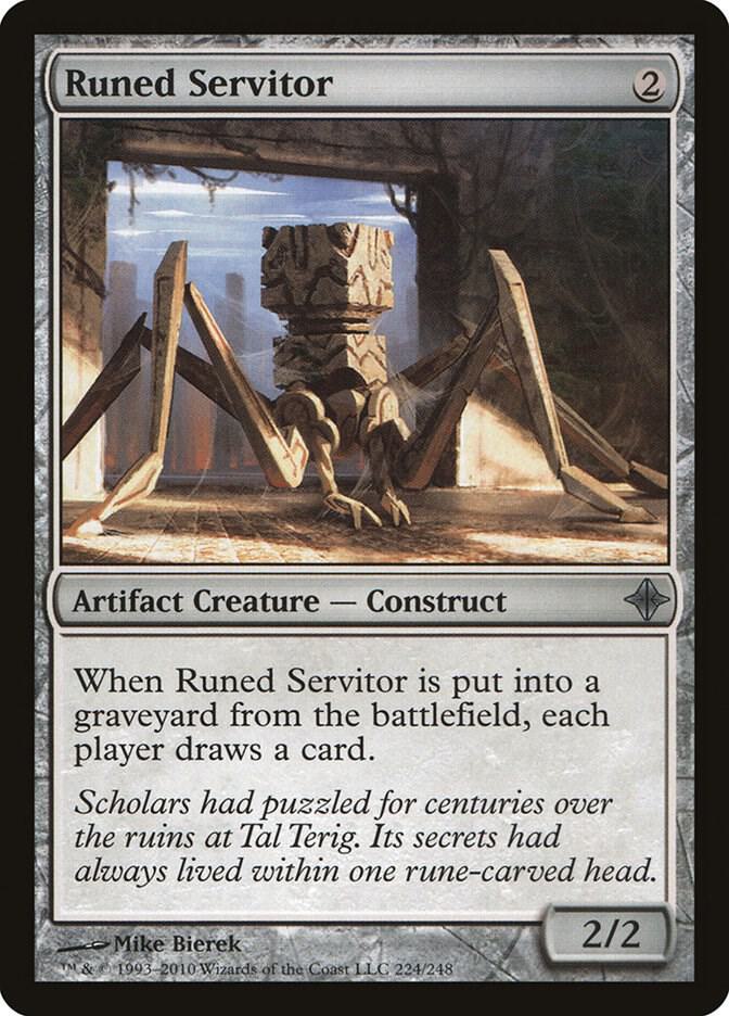 Runed Servitor [Rise of the Eldrazi] 224