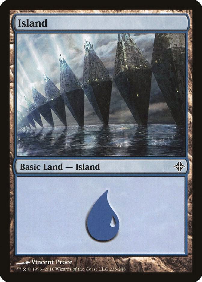 Island (233) [Rise of the Eldrazi] 233