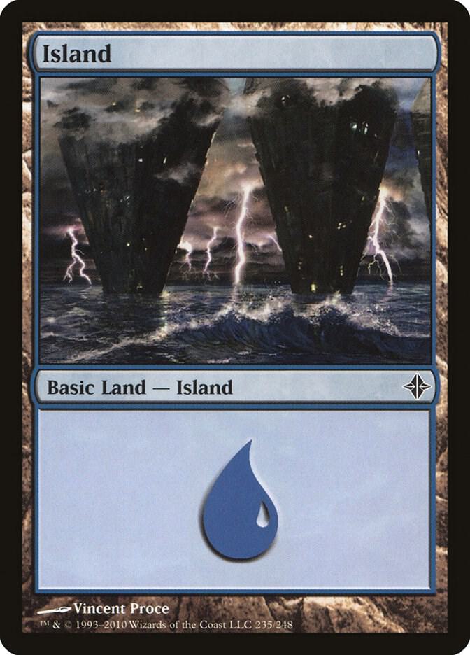 Island (235) [Rise of the Eldrazi] 235