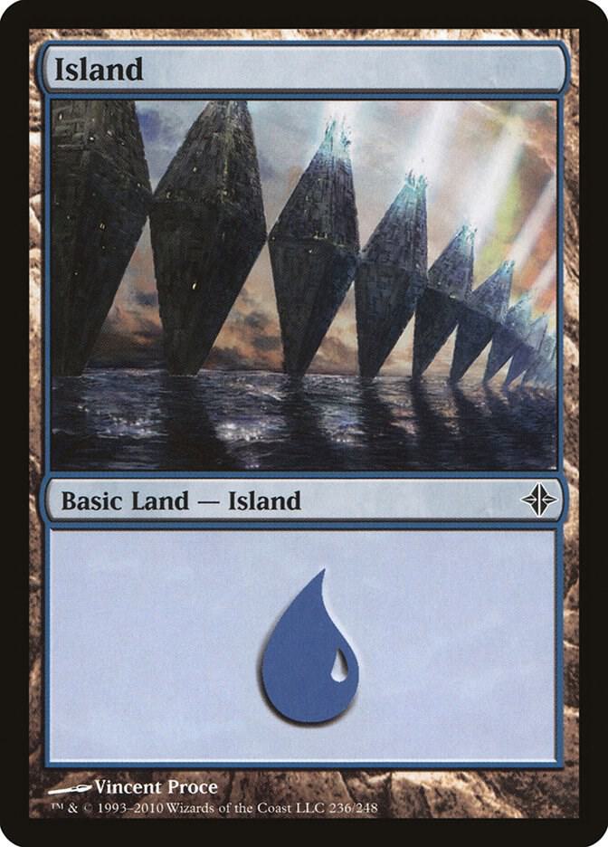 Island (236) [Rise of the Eldrazi] 236