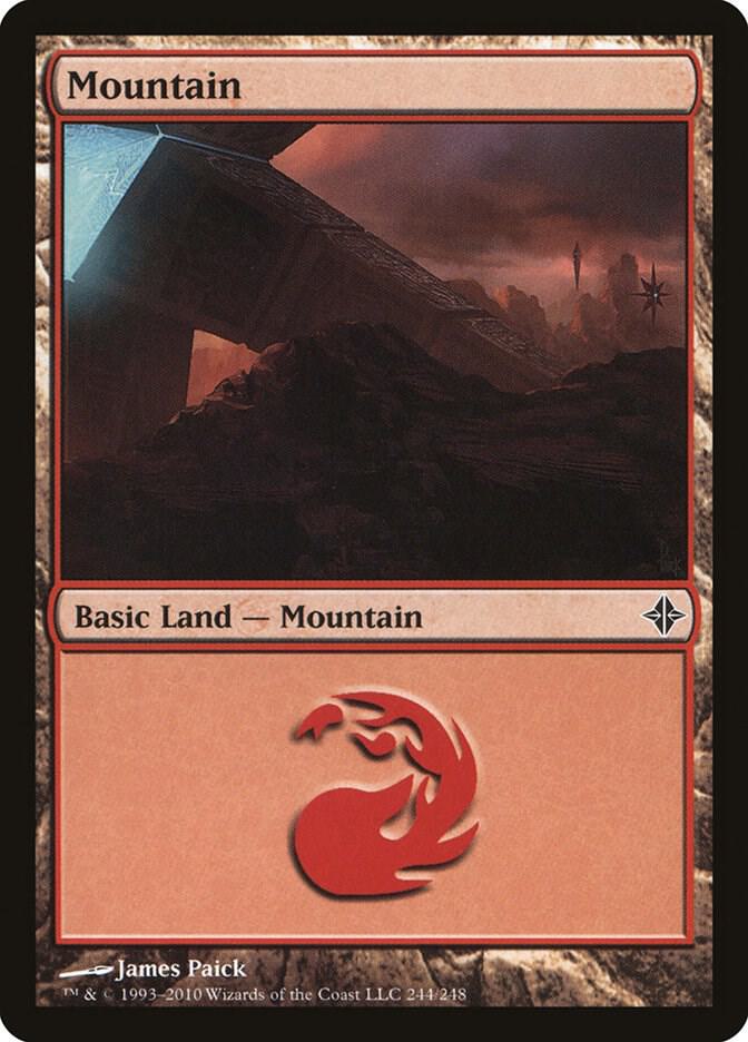 Mountain (244) [Rise of the Eldrazi] 244