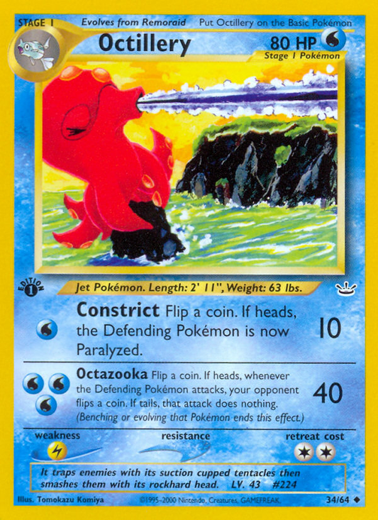 Octillery - 34/64 Neo Revelation