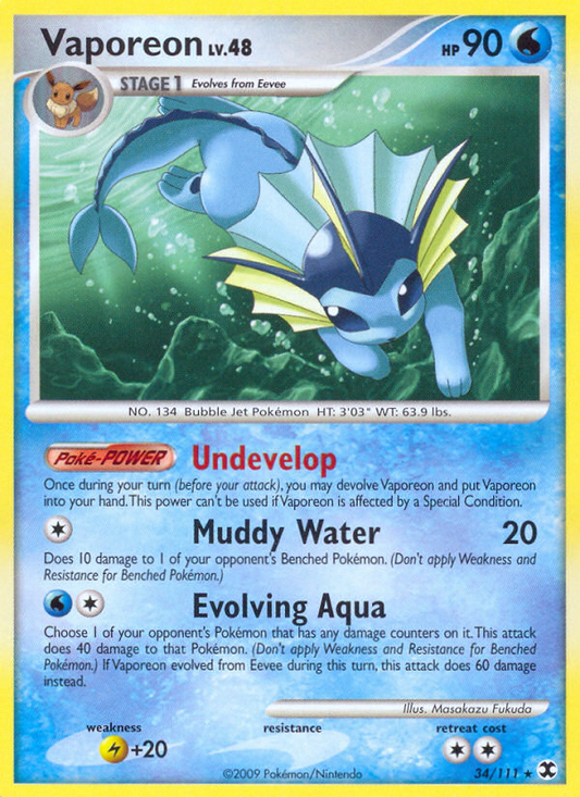 Vaporeon - 34/111 Rising Rivals