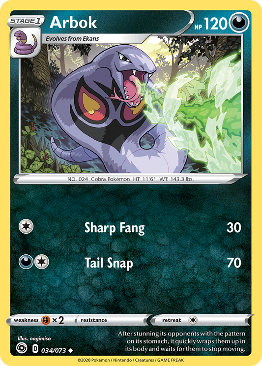 Arbok - 34/73 Champion's Path