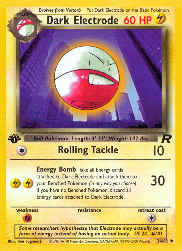 Dark Electrode - 34/82 Team Rocket