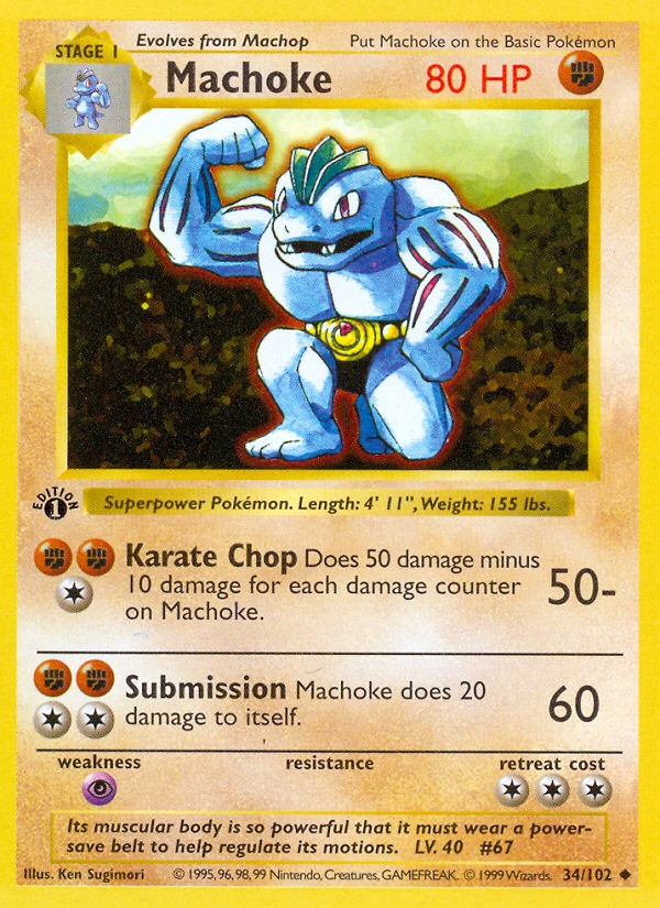 Machoke - 34/102 Base