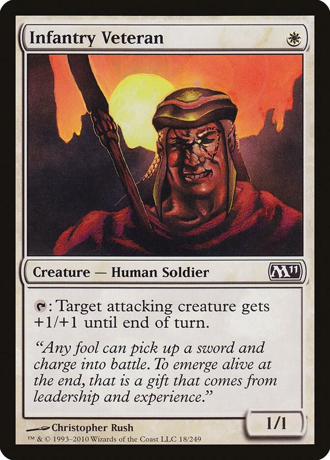 Infantry Veteran [Magic 2011 (M11)] 18