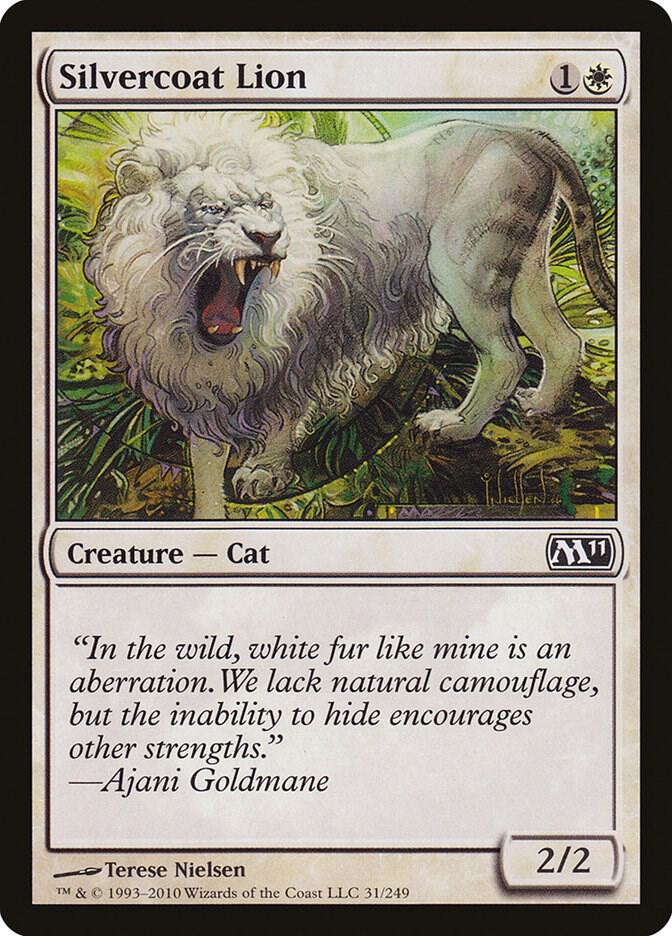 Silvercoat Lion [Magic 2011 (M11)] 31
