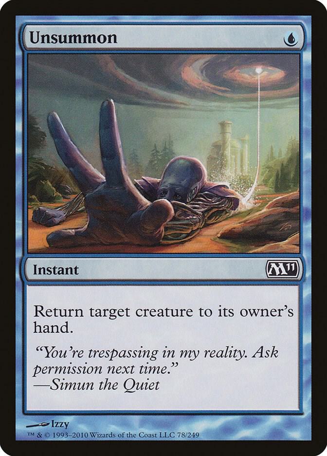 Unsummon [Magic 2011 (M11)] 78