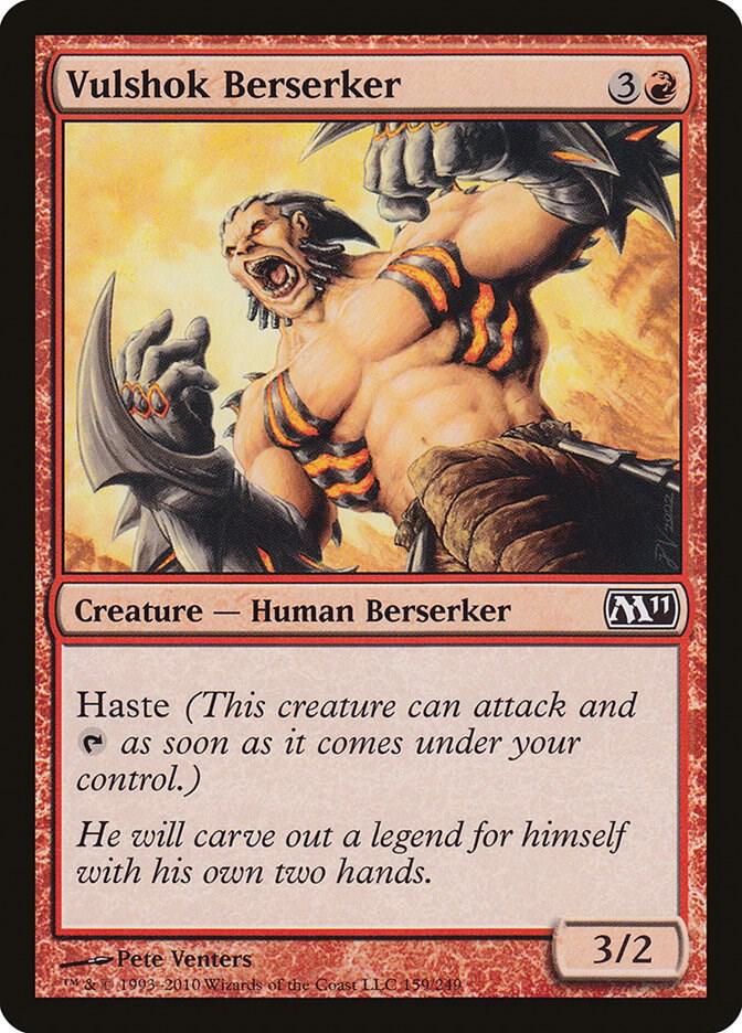 Vulshok Berserker [Magic 2011 (M11)] 159