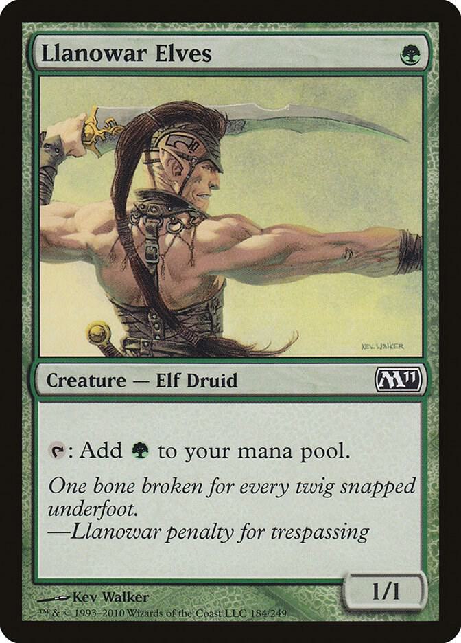 Llanowar Elves [Magic 2011 (M11)] 184
