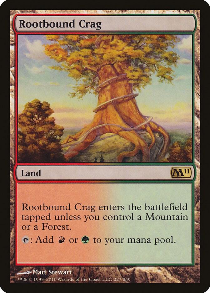Rootbound Crag [Magic 2011 (M11)] 227