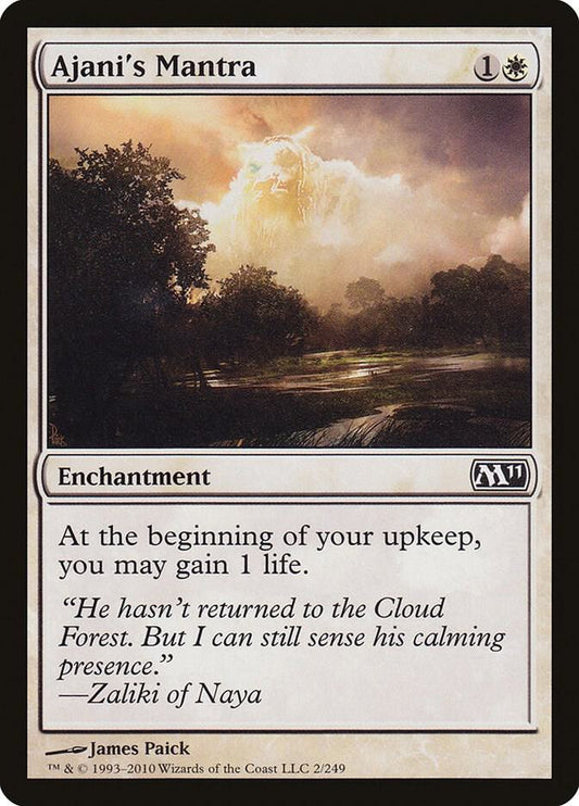 Ajani's Mantra [Magic 2011 (M11)] 2