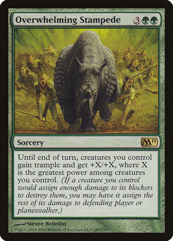 Overwhelming Stampede [Magic 2011 (M11)] 189