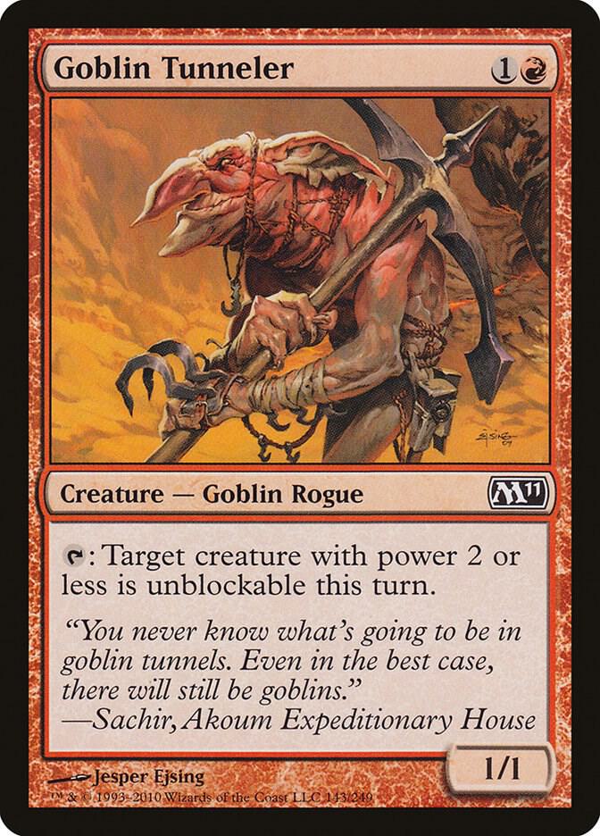 Goblin Tunneler [Magic 2011 (M11)] 143