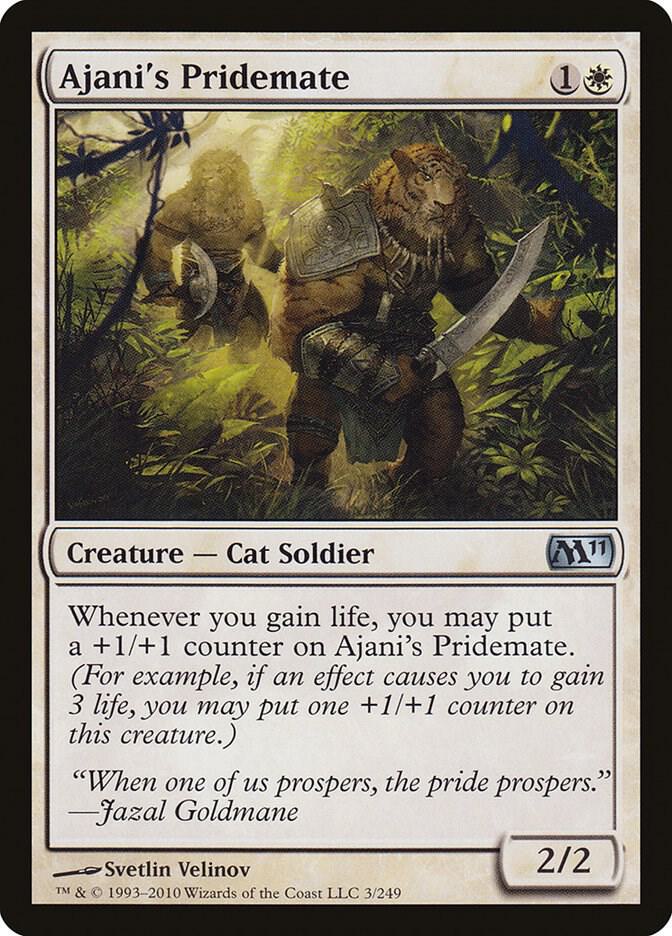 Ajani's Pridemate [Magic 2011 (M11)] 3