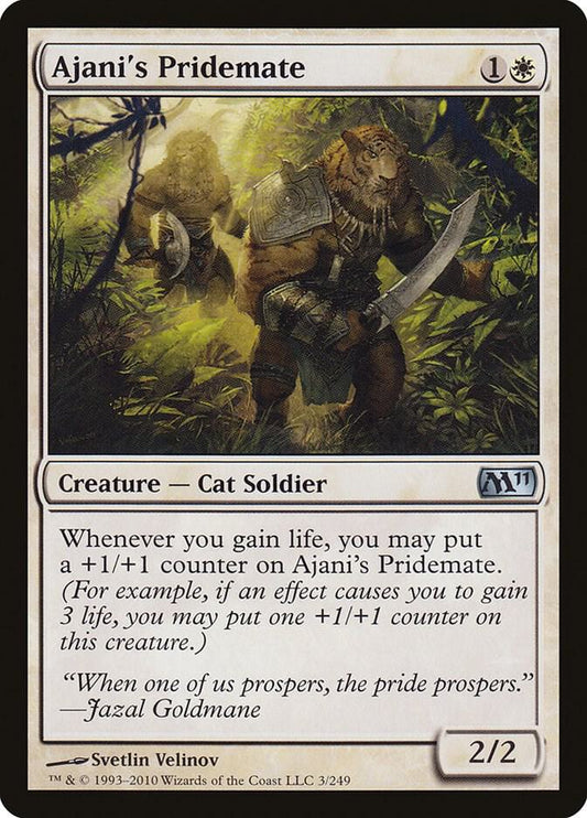Ajani's Pridemate [Magic 2011 (M11)] 3