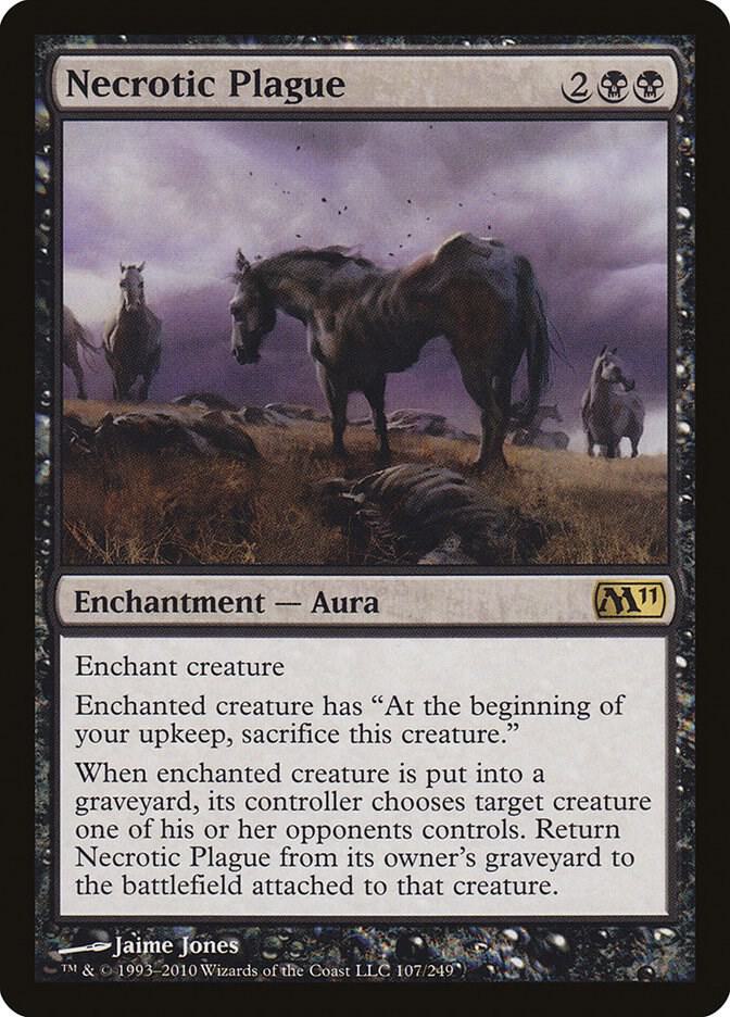 Necrotic Plague [Magic 2011 (M11)] 107