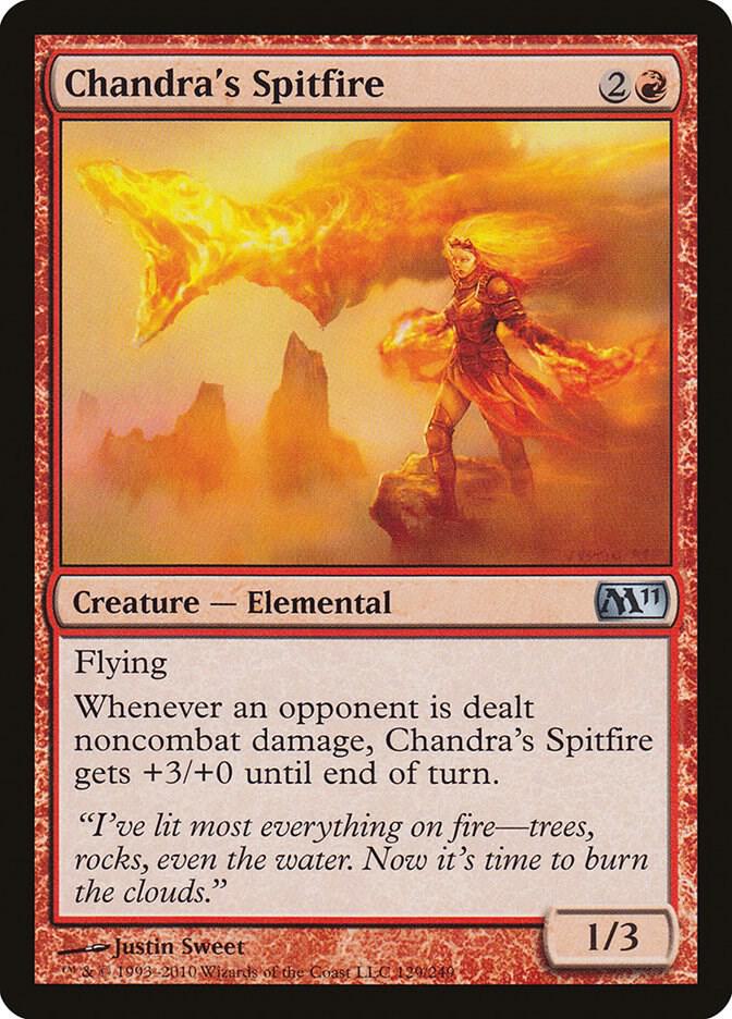 Chandra's Spitfire [Magic 2011 (M11)] 129