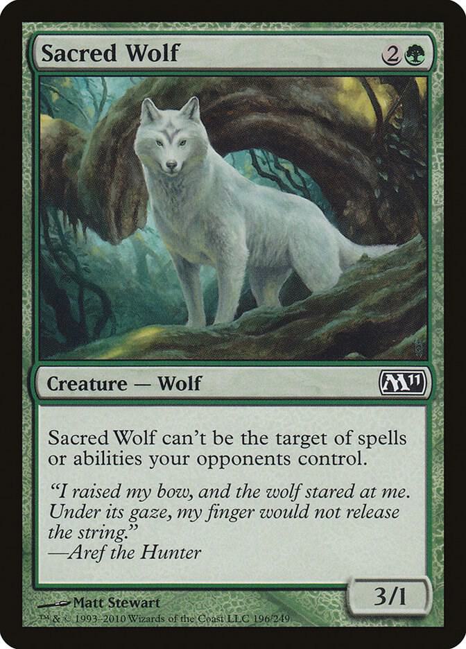 Sacred Wolf [Magic 2011 (M11)] 196