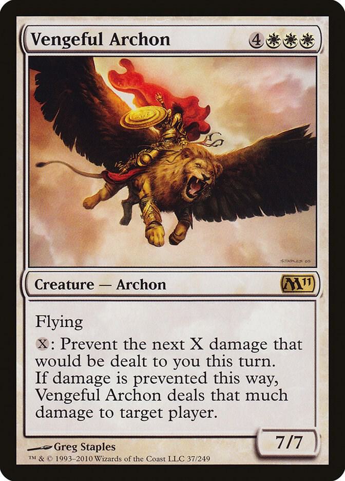 Vengeful Archon [Magic 2011 (M11)] 37
