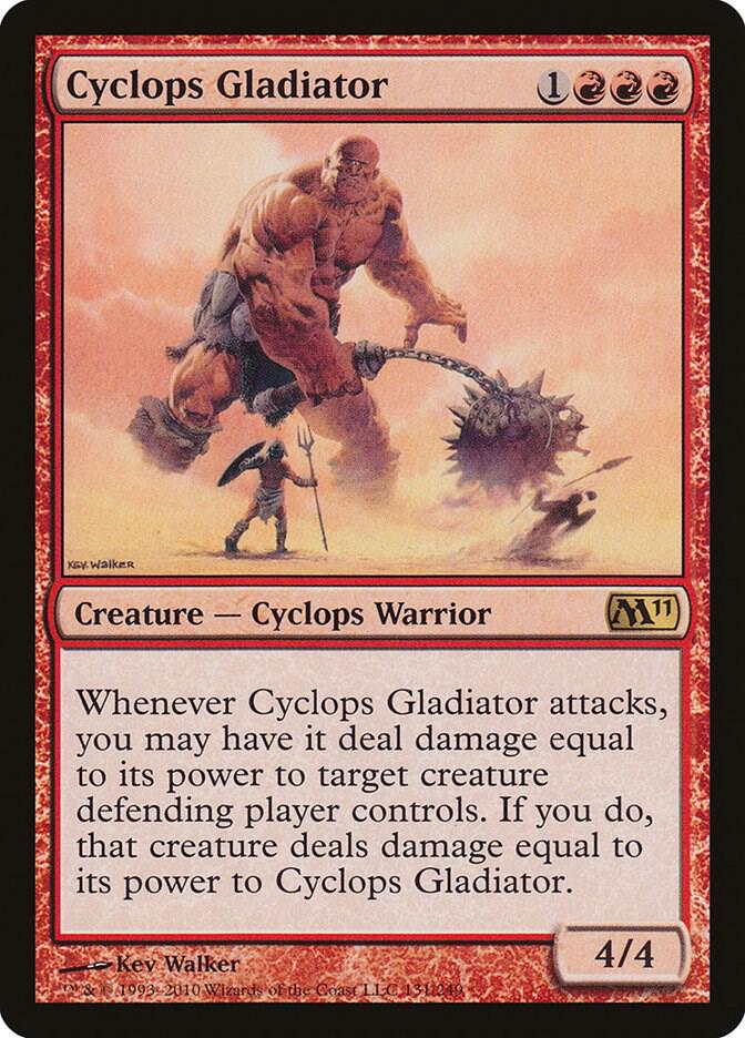 Cyclops Gladiator [Magic 2011 (M11)] 131