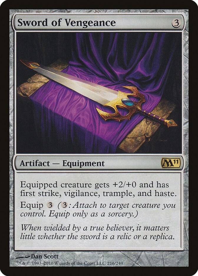Sword of Vengeance [Magic 2011 (M11)] 216