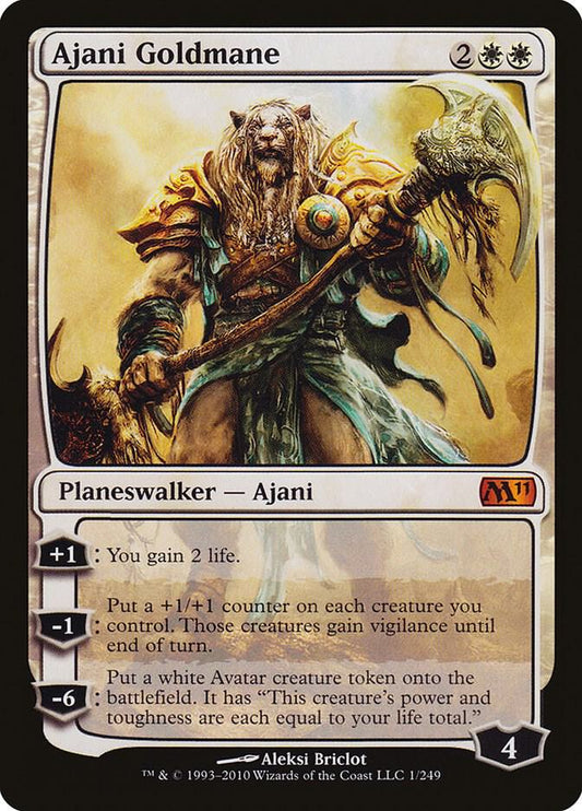 Ajani Goldmane [Magic 2011 (M11)] 1